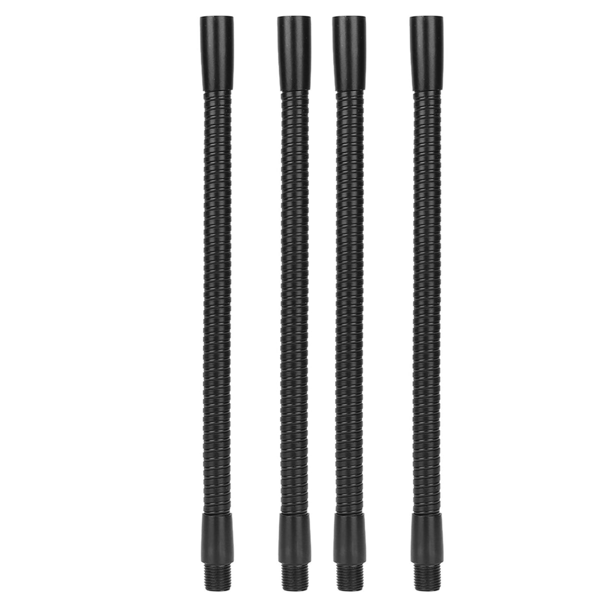 4 Pcs Gooseneck Lamp Hose Aluminium 10mm Caliber Flexible Table Desk Lamp Hose Lighting Fittings 20cm