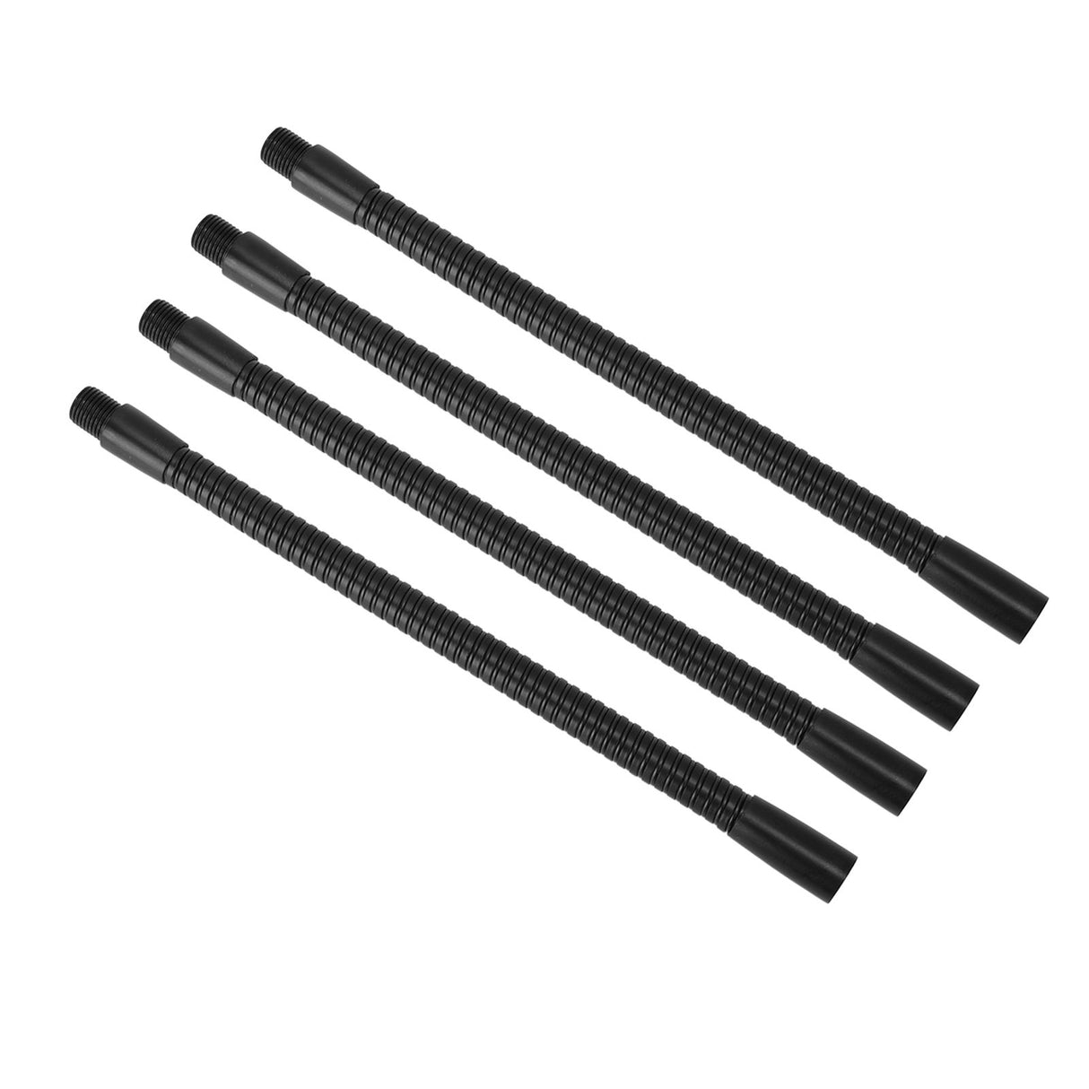 4 Pcs Gooseneck Lamp Hose Aluminium 10mm Caliber Flexible Table Desk Lamp Hose Lighting Fittings 20cm