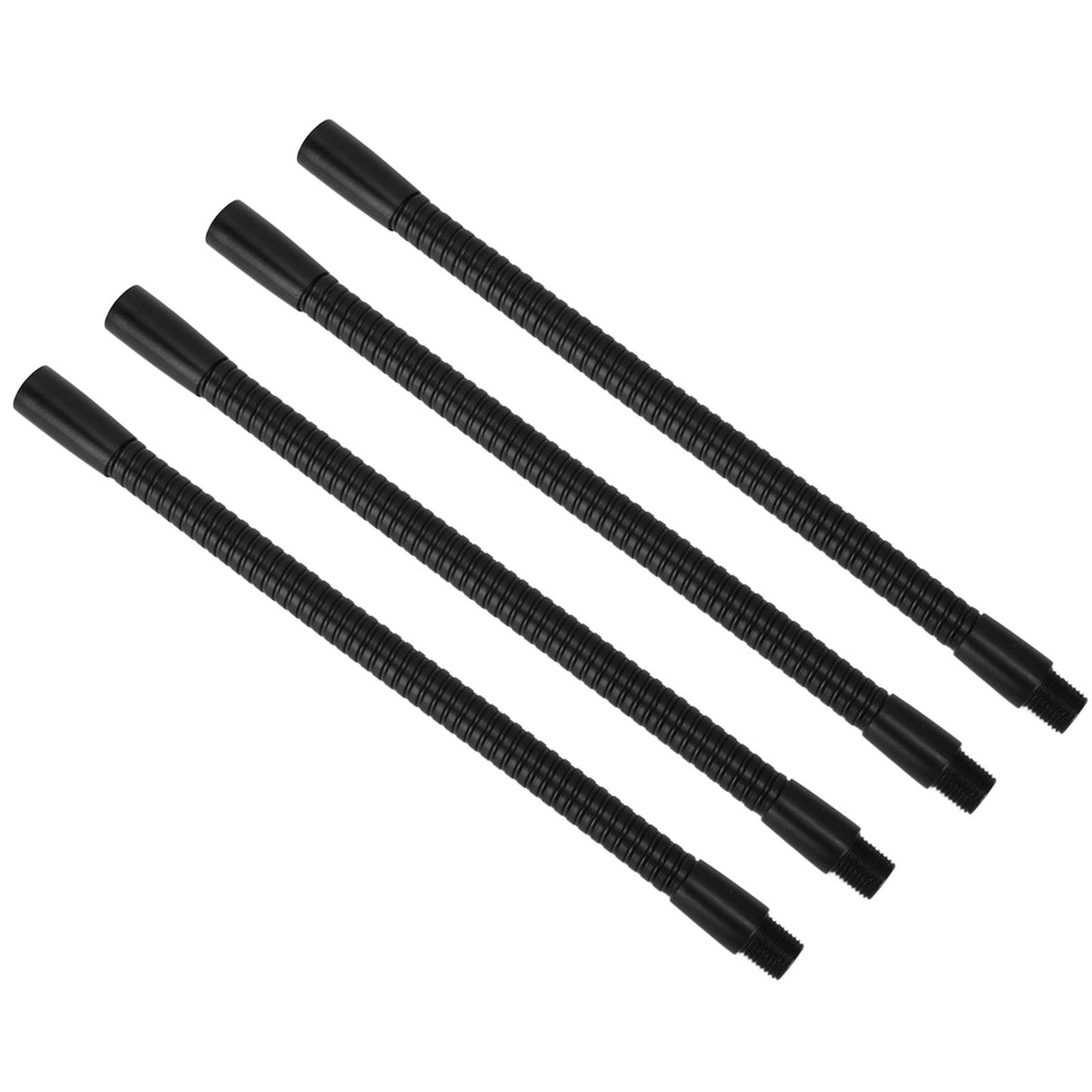 4 Pcs Gooseneck Lamp Hose Aluminium 10mm Caliber Flexible Table Desk Lamp Hose Lighting Fittings 20cm