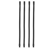4 Pcs Gooseneck Lamp Hose Aluminium 10mm Caliber Flexible Table Desk Lamp Hose Lighting Fittings 35cm