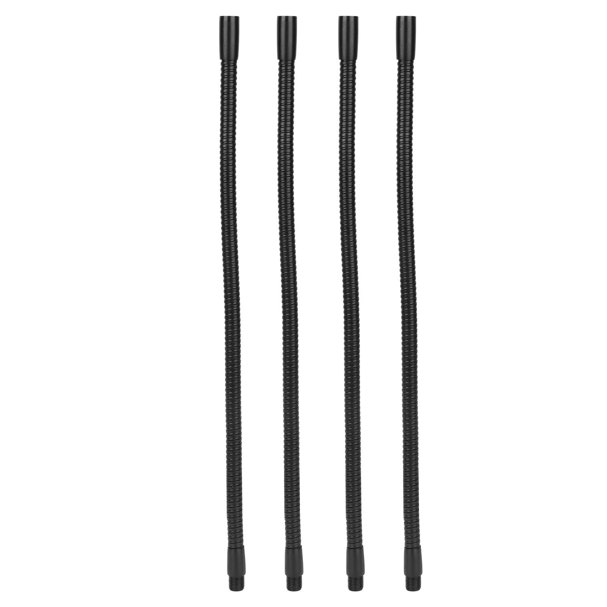 4 Pcs Gooseneck Lamp Hose Aluminium 10mm Caliber Flexible Table Desk Lamp Hose Lighting Fittings 35cm