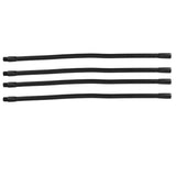 4 Pcs Gooseneck Lamp Hose Aluminium 10mm Caliber Flexible Table Desk Lamp Hose Lighting Fittings 35cm - 45-Degree Angle