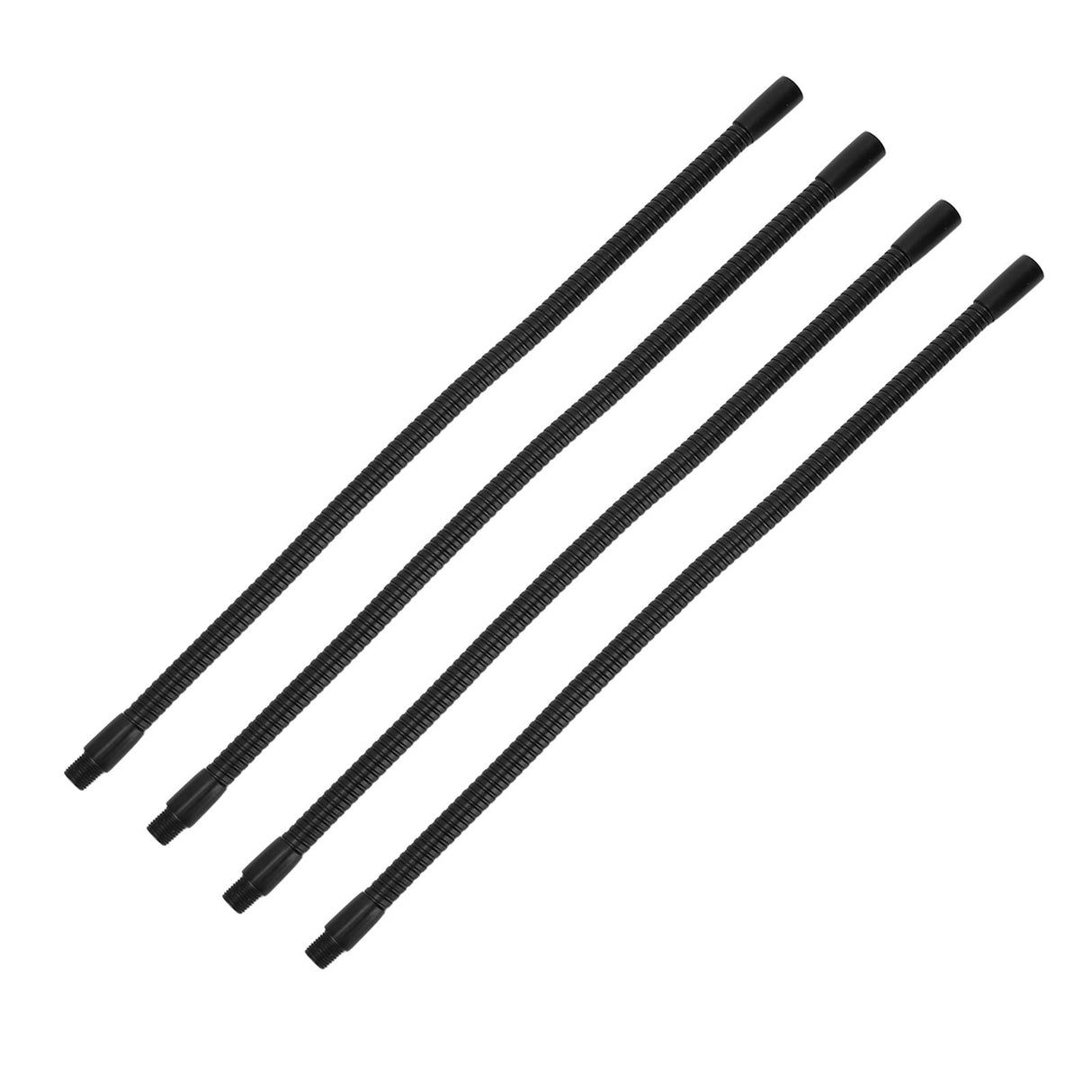 4 Pcs Gooseneck Lamp Hose Aluminium 10mm Caliber Flexible Table Desk Lamp Hose Lighting Fittings 35cm