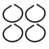 4 Pcs Gooseneck Lamp Hose Aluminium 10mm Caliber Flexible Table Desk Lamp Hose Lighting Fittings 35cm