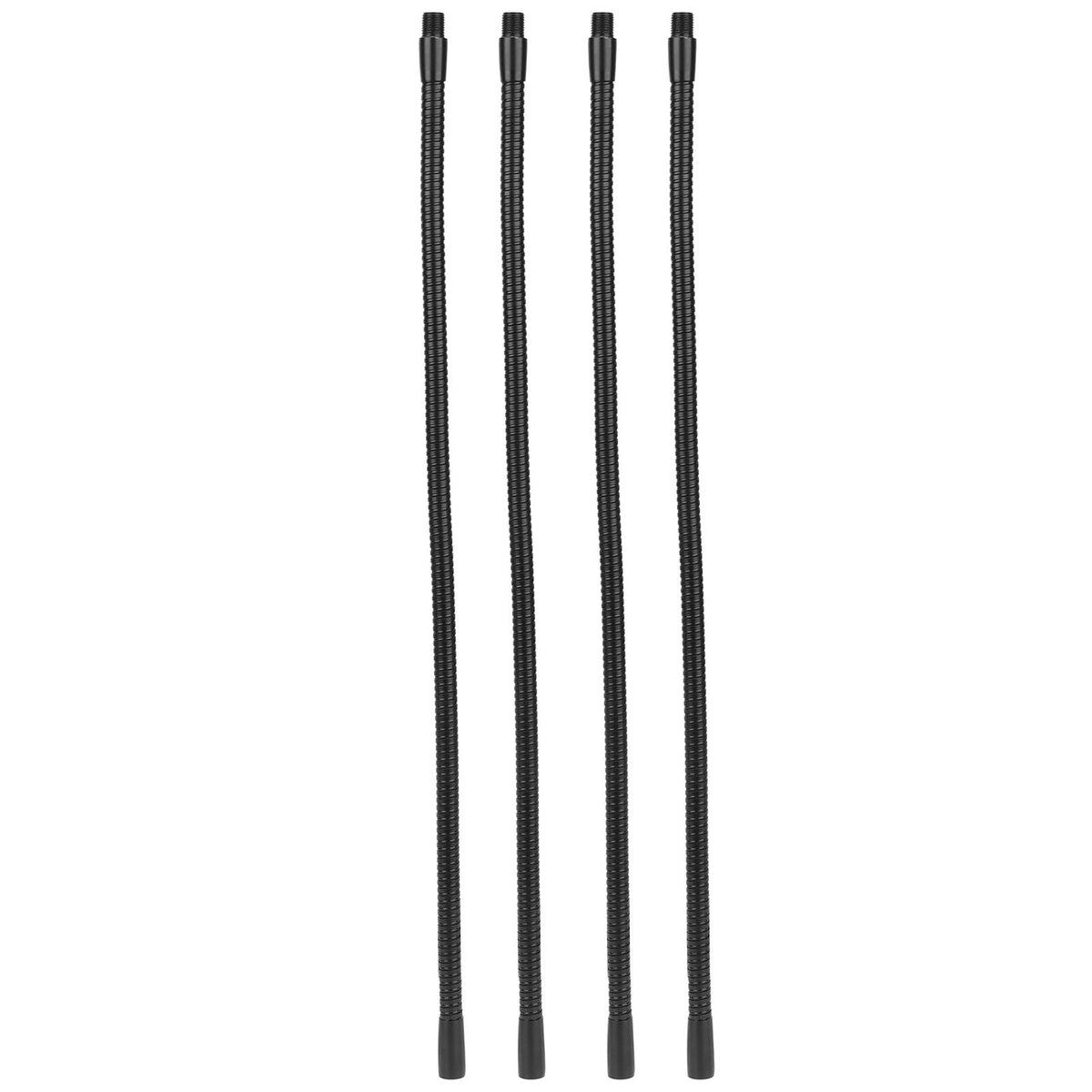 4 Pcs Gooseneck Lamp Hose Aluminium 10mm Caliber Flexible Table Desk Lamp Hose Lighting Fittings 45cm
