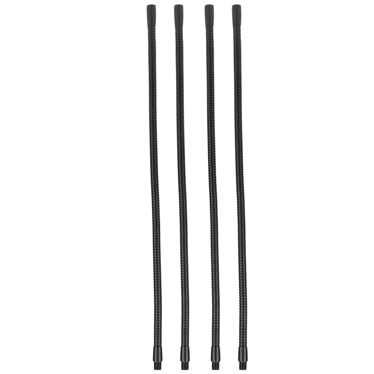 4 Pcs Gooseneck Lamp Hose Aluminium 10mm Caliber Flexible Table Desk Lamp Hose Lighting Fittings 45cm