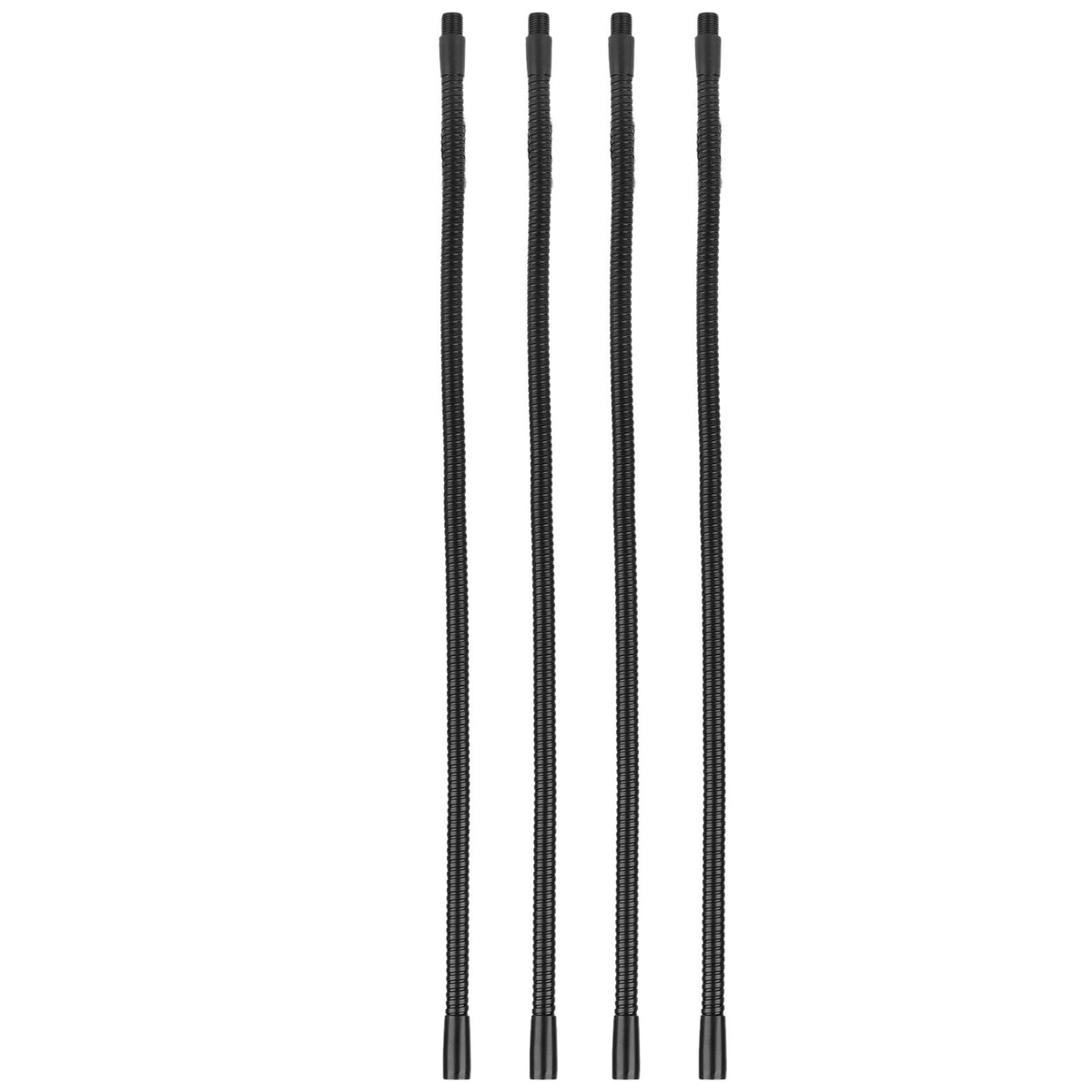 4 Pcs Gooseneck Lamp Hose Aluminium 10mm Caliber Flexible Table Desk Lamp Hose Lighting Fittings 45cm