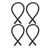 4 Pcs Gooseneck Lamp Hose Aluminium 10mm Caliber Flexible Table Desk Lamp Hose Lighting Fittings 45cm