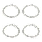 4 Pcs LED Gooseneck Lamp Hose Table Lamp Lights Accessories LED Hose Metal Pipe Chrome 35cm