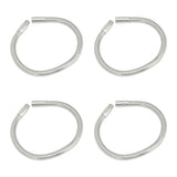 4 Pcs LED Gooseneck Lamp Hose Table Lamp Lights Accessories LED Hose Metal Pipe Chrome 35cm