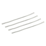 4 Pcs LED Gooseneck Lamp Hose Table Lamp Lights Accessories LED Hose Metal Pipe Chrome 35cm - Extra Image