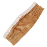 Cord and Chain Cover Flannel Hook and Loop Strip Close Chain Cover for Chandelier Lighting Wires Beige - Top-Down View