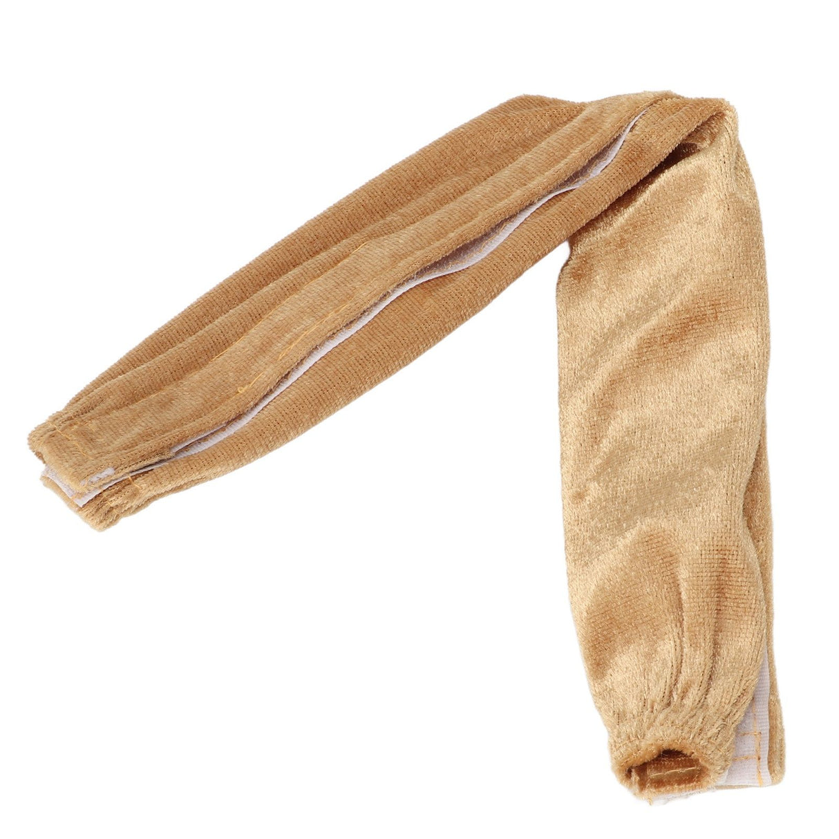 Cord and Chain Cover Flannel Hook and Loop Strip Close Chain Cover for Chandelier Lighting Wires Beige