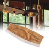 Cord and Chain Cover Flannel Hook and Loop Strip Close Chain Cover for Chandelier Lighting Wires Beige