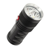 Rechargeable Flashlight Aluminum Alloy Ultra Bright Handheld Waterproof LED Emergency Flashlight for Outdoor Use