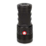 Rechargeable Flashlight Aluminum Alloy Ultra Bright Handheld Waterproof LED Emergency Flashlight for Outdoor Use - Close-Up Angle