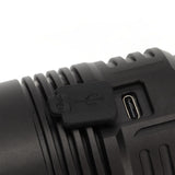 Rechargeable Flashlight Aluminum Alloy Ultra Bright Handheld Waterproof LED Emergency Flashlight for Outdoor Use