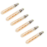 2 PCS E14 LED Light Bulb 3w Golden Tubular Bulb for Pendant Wall Scones Tube Light Bulbs Desk Lamp 220‑240v - Front View