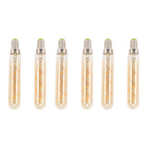 2 PCS E14 LED Light Bulb 3w Golden Tubular Bulb for Pendant Wall Scones Tube Light Bulbs Desk Lamp 220‑240v