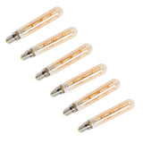2 PCS E14 LED Light Bulb 3w Golden Tubular Bulb for Pendant Wall Scones Tube Light Bulbs Desk Lamp 220‑240v