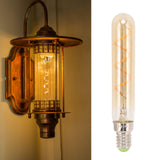 2 PCS E14 LED Light Bulb 3w Golden Tubular Bulb for Pendant Wall Scones Tube Light Bulbs Desk Lamp 220‑240v