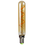 2 PCS E14 LED Light Bulb 3w Golden Tubular Bulb for Pendant Wall Scones Tube Light Bulbs Desk Lamp 220‑240v - Extra Image