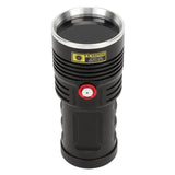 Black Light Flashlight Super Bright IPX45 Waterproof USB Rechargeable 365nm UV Flashlight for Cat Moss Money Detection - Front View