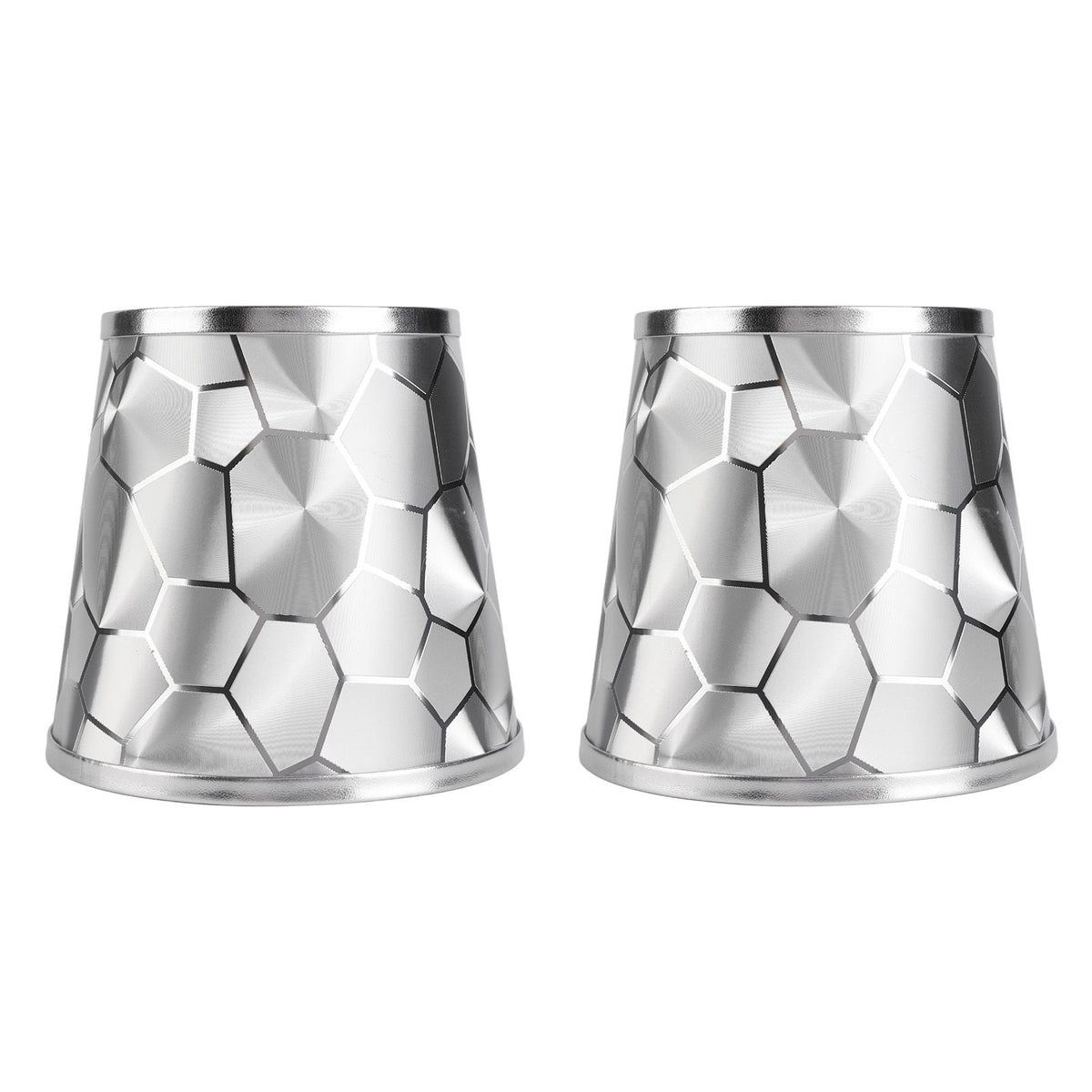 2Pcs Dustproo E14 Bulb Lamp Holder Lampshade Modern Simple Style Table Lamp Shade