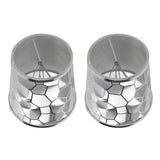 2Pcs Dustproo E14 Bulb Lamp Holder Lampshade Modern Simple Style Table Lamp Shade