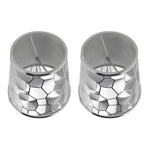 2Pcs Dustproo E14 Bulb Lamp Holder Lampshade Modern Simple Style Table Lamp Shade