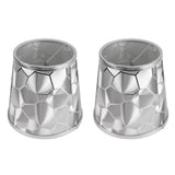 2Pcs Dustproo E14 Bulb Lamp Holder Lampshade Modern Simple Style Table Lamp Shade