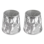 2Pcs Dustproo E14 Bulb Lamp Holder Lampshade Modern Simple Style Table Lamp Shade