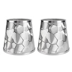 2Pcs Dustproo E14 Bulb Lamp Holder Lampshade Modern Simple Style Table Lamp Shade