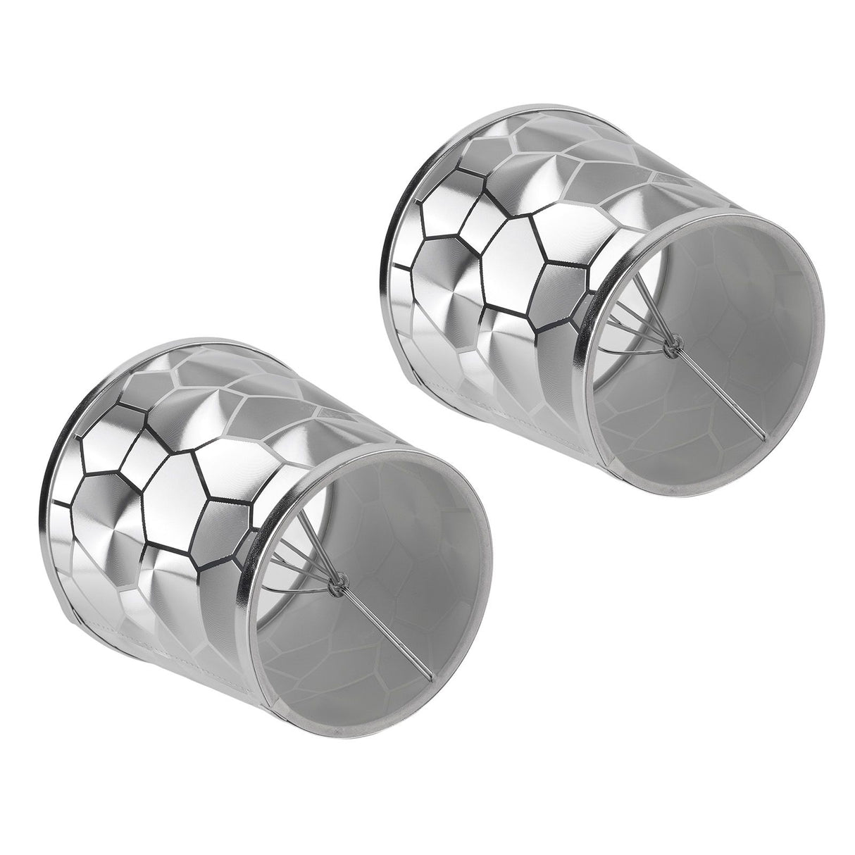 2Pcs Dustproo E14 Bulb Lamp Holder Lampshade Modern Simple Style Table Lamp Shade