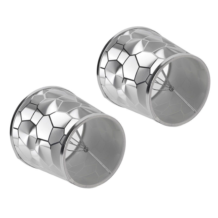 2Pcs Dustproo E14 Bulb Lamp Holder Lampshade Modern Simple Style Table Lamp Shade