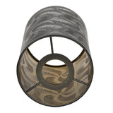 Windmill Shadow Metal Lamp Shades Hollow Carved Lampshade Modern Style Detachable Hollow Lampshade For E27 E26 Lamp Holder