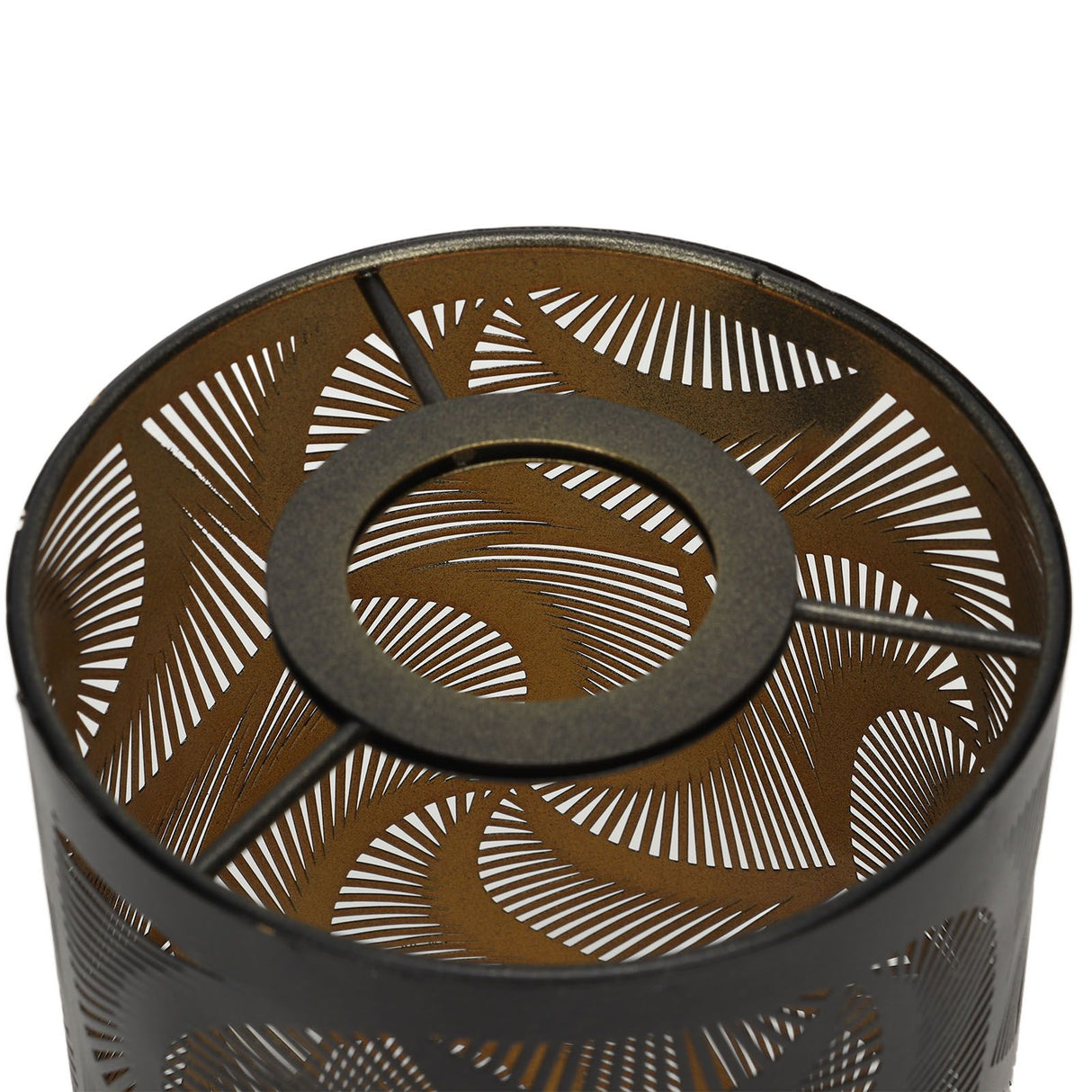 Windmill Shadow Metal Lamp Shades Hollow Carved Lampshade Modern Style Detachable Hollow Lampshade For E27 E26 Lamp Holder