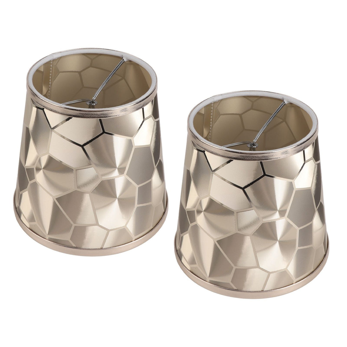 2PCS Drum Lamp Shade E14 PVC Modern Decorative Small Barrel Lampshade Cover for Table Wall Ceiling Lamp