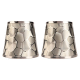 2PCS Drum Lamp Shade E14 PVC Modern Decorative Small Barrel Lampshade Cover for Table Wall Ceiling Lamp