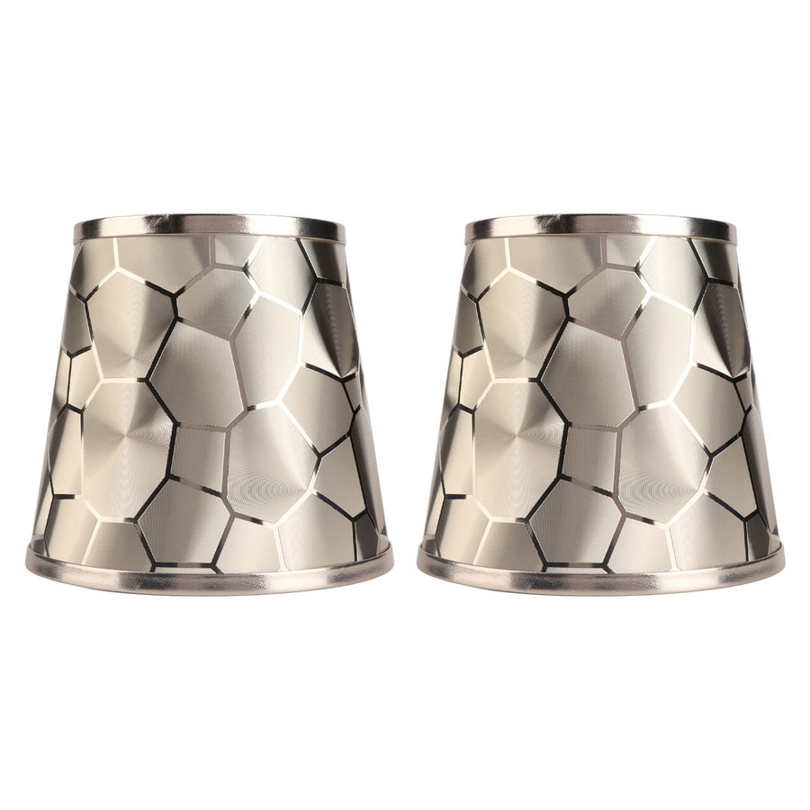 2PCS Drum Lamp Shade E14 PVC Modern Decorative Small Barrel Lampshade Cover for Table Wall Ceiling Lamp