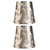 2PCS Drum Lamp Shade E14 PVC Modern Decorative Small Barrel Lampshade Cover for Table Wall Ceiling Lamp - 45-Degree Angle