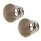 2PCS Drum Lamp Shade E14 PVC Modern Decorative Small Barrel Lampshade Cover for Table Wall Ceiling Lamp - Rear View