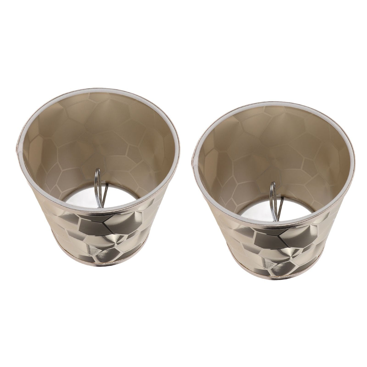 2PCS Drum Lamp Shade E14 PVC Modern Decorative Small Barrel Lampshade Cover for Table Wall Ceiling Lamp