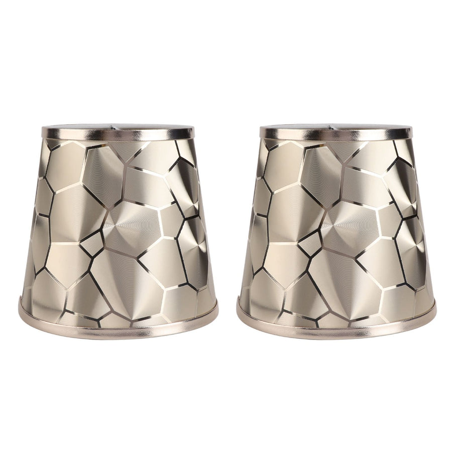 2PCS Drum Lamp Shade E14 PVC Modern Decorative Small Barrel Lampshade Cover for Table Wall Ceiling Lamp