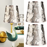2PCS Drum Lamp Shade E14 PVC Modern Decorative Small Barrel Lampshade Cover for Table Wall Ceiling Lamp - Extra Image