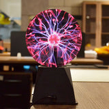 3 Inch Magic Plasma Ball Lamp Touch Sensitive Plasma Ball Light for Parties Decorations Prop Home - Front View