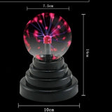 3 Inch Magic Plasma Ball Lamp Touch Sensitive Plasma Ball Light for Parties Decorations Prop Home