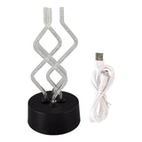 Bubble Color Changing LED Table Lamp Dancing Rotary Stick Lamp USB Creative Night Light Home Bar Decorative Desk Light