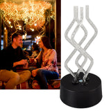 Bubble Color Changing LED Table Lamp Dancing Rotary Stick Lamp USB Creative Night Light Home Bar Decorative Desk Light