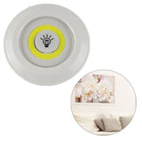 COB Smart Wireless Remote Control Night Light Decorative Kitchen Closet Staircase Aisle Bathroom Lighting Mini Touch LED Light with Remote Control - Top-Down View